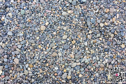 Gravel stones texture background with shallow depth of field